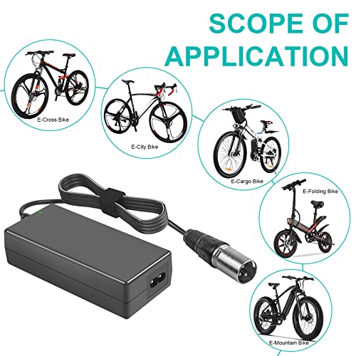 60W 29.4V 2A Li-On Scooter Charger for Jazzy Pride Schwinn eZip Go-Go 3-pin XLR