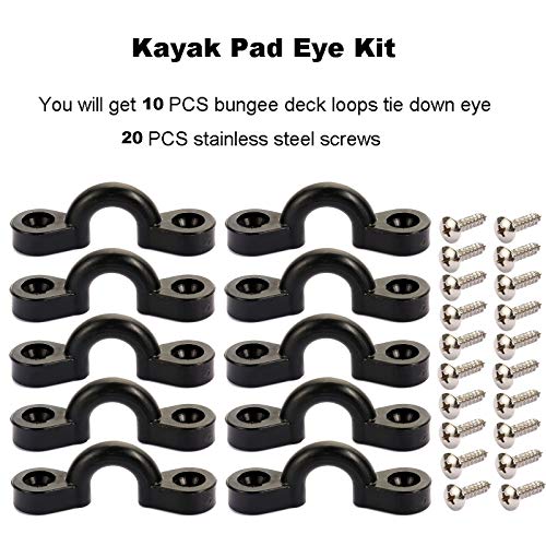Borogo 12 Inch Adjustable Boat & Kayak Rod Tamer Strap Holders - 5 Pack