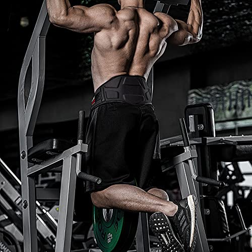 TAVIEW Black Heavy Duty Dip Belt with Chain for Workout & Strength Training