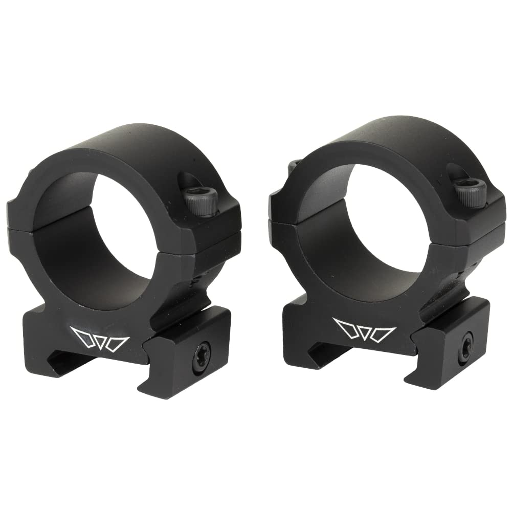 Vapor Horizontal 30mm, Medium Matte Black, Scope Optic Rings