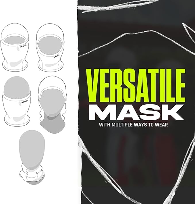 We Ball Sports Adult Ski Mask - Full Face Lightweight Windproof Balaclava