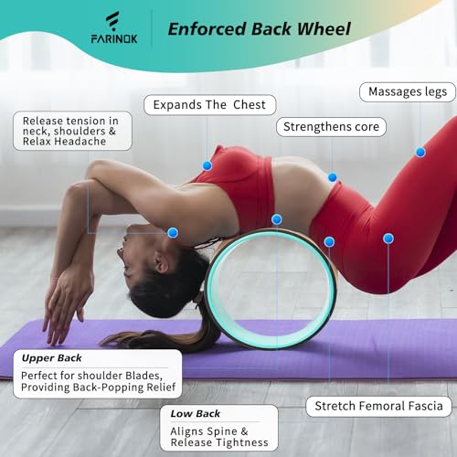 Cork Roller Yoga Wheel Set - Pain Relief & Deep Tissue Massage