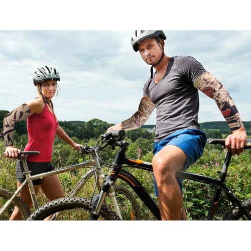 Fake Tattoo Sleeves for Men - 12pc Arm Cover - Color 5