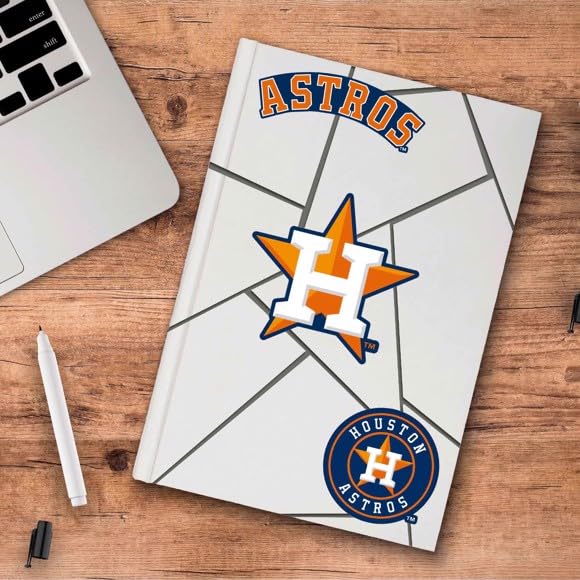 FANMATS 39313 Houston Astros Decal 3-Pack - Team Vinyl Die-Cut Car, Laptop & Gear