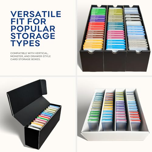 Trading Card Dividers - 54 Pieces for Effective Storage