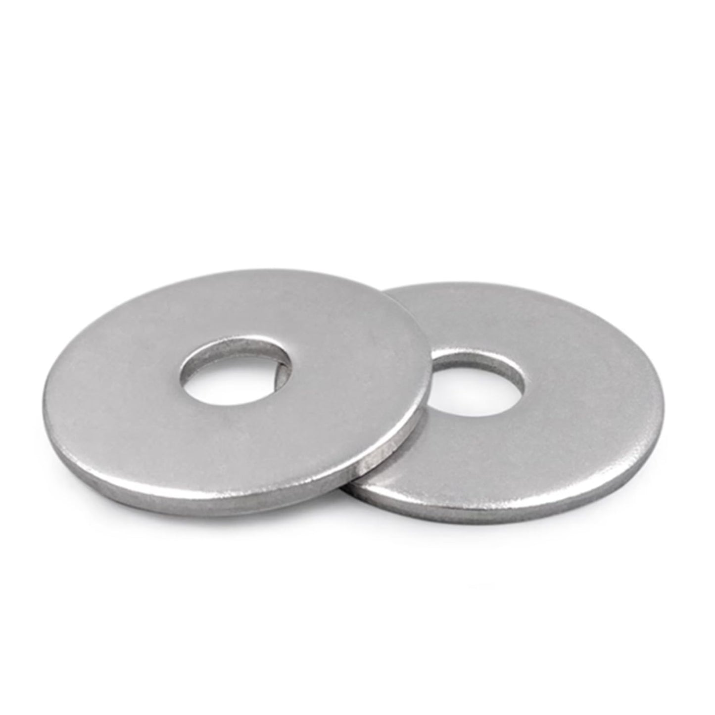 #10 x 1 OD Fender Washer,18-8 (304) Stainless Steel Flat Washer, 10 ID x 1" OD, 100Pcs