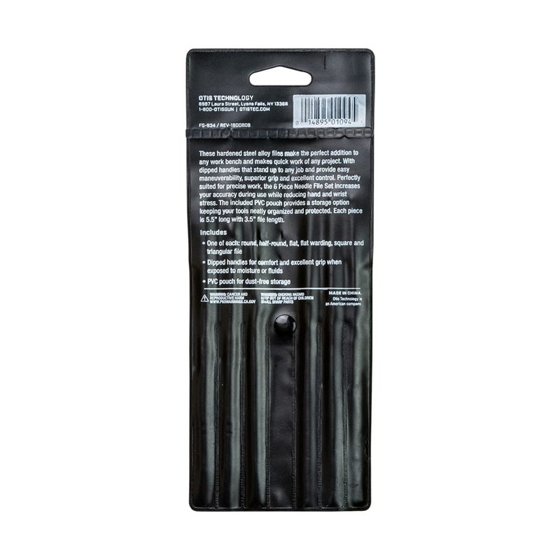 Otis Technology Pro Gunsmithing File Set, Black/Yellow, FG-934