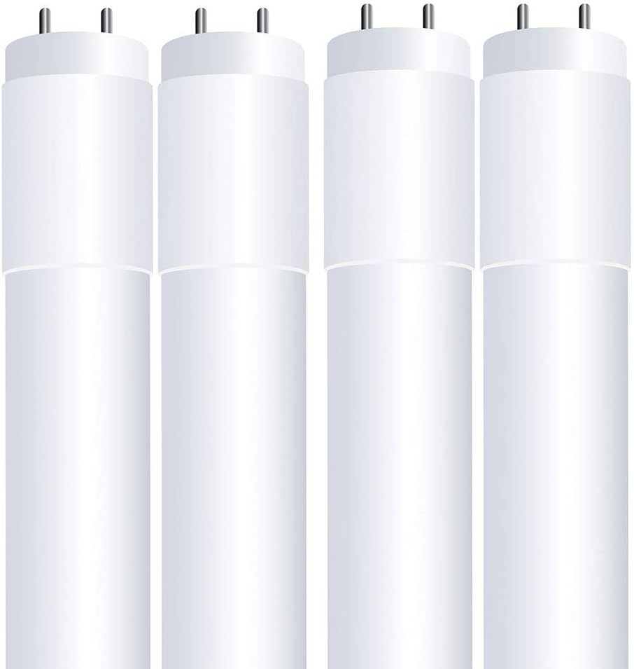 Feit Electric 4ft T8 LED Bulbs - 32W/40W Replacement, 3000K Warm White, 50,000-Hr Lifetime, Ballast Compatible - 4 Pack