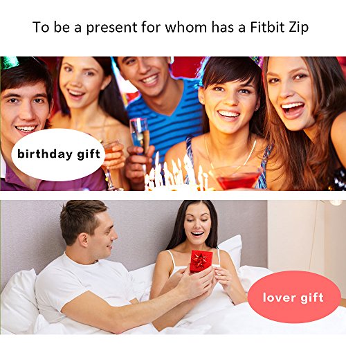 Fitbit Zip Clip Holder - Black Silicone Clips (Set of 2)