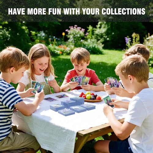 Card Sleeves - 3" x 4" Hard Plastic Protectors for 48 Cards