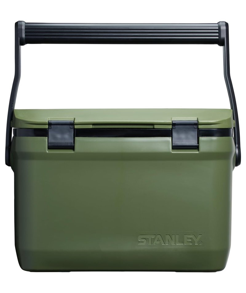 Stanley Adventure Outdoor Cooler 16 qt | Heavy Duty Outdoor Camping Cooler with Easy Carry Top Handle | BPA-Free | Dried Pine