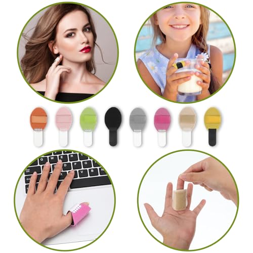 8 Pcs Trigger Finger Splint Kit - Adjustable Support Brace