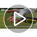 SANLIKE Telescopic Tarp Poles 37-97in Adjustable Canopy 2-Pack
