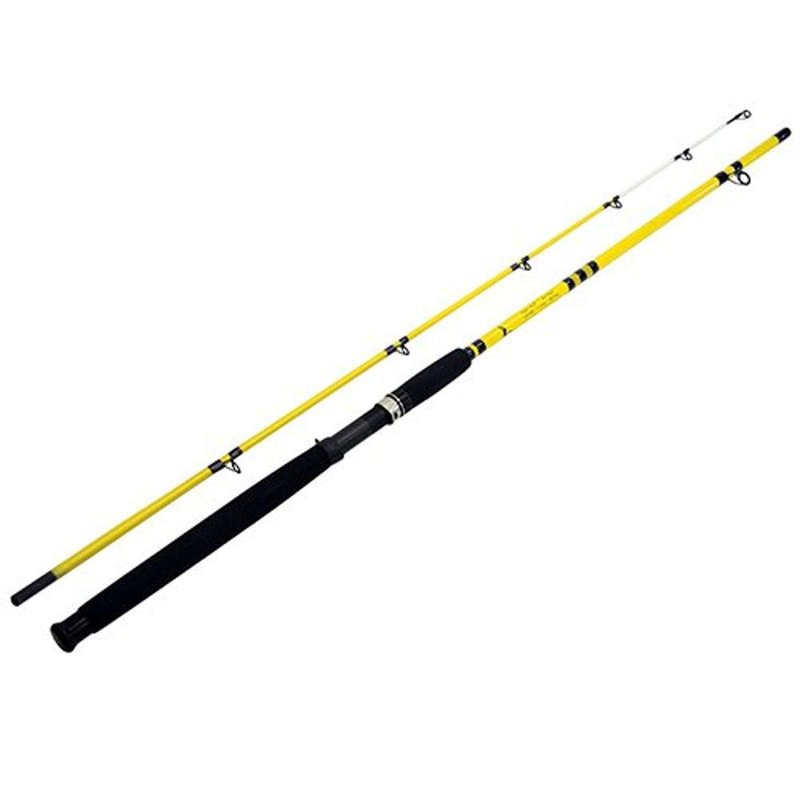 Eagle Claw Catclaw Casting Rod, 8' Length. 2Piece Rod, Medium/Heavy Power, Yellow