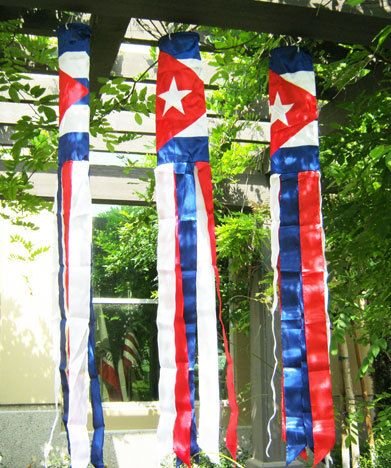 Cuba Brazilian 60" Nylon Wind Sock - Lot of 2