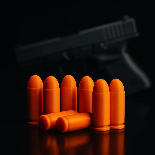 .40 S&W Snap Caps | Inert Dummy Rounds for Dry Fire Training - Durable, Reusable & High Visibility - 5/10/20 Pack