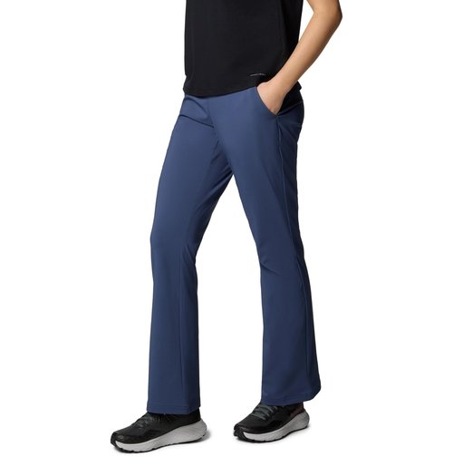 Columbia Womens All Seasons Bootcut Pant, Nocturnal, Medium Short