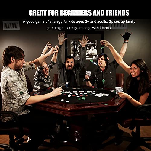 Professional Casino Poker Chip Set - 10 Pcs Multi Color