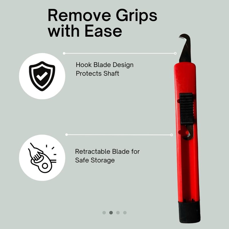 The Golfer's Workshop Complete Golf Club Regripping Kit – Pro-Shop Quality DIY Club Repair Kit with Hook Blade Knife, 15 Grip Tape Strips, 5oz Tape Solvent, and Rubber Vise Clamp