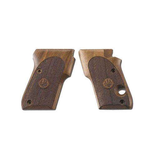 Beretta UD6A0354 replacement for beretta 3032 tomcat walnut wood grain checkered handle set