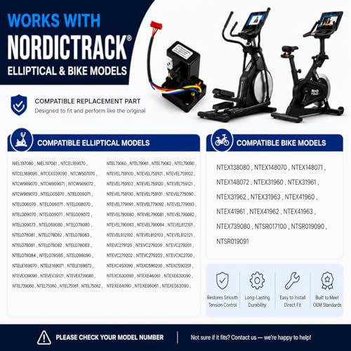 TreadLife Resistance Motor Part 241949 for NordicTrack Ellipticals