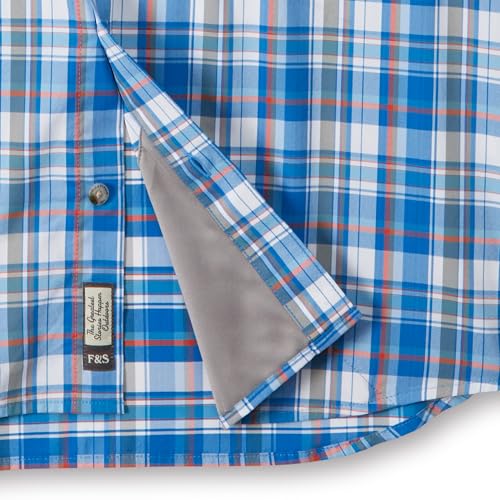 Field & Stream Men's Sunkissed Plaid Line Burner Short Sleeve Fishing Shirt, Large