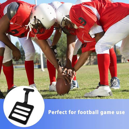 Fengone 12 Pack Shoulder Pad T Hooks 1 Inch Replacement Hooks for Football Pads Black 1"