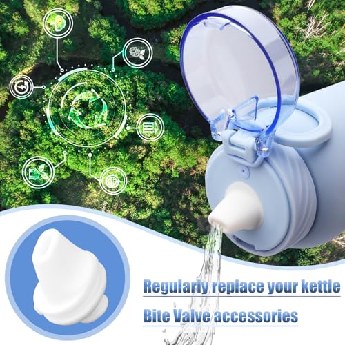 Silicone Bite Valve Replacement for Ello Cooper Water Bottles - 2 Pack