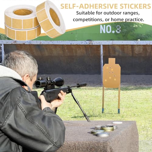 Covzoe 6000 Pack Cardboard Target Pasters Adhesive Stickers for Shooting Practice