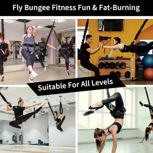 Bungee Fitness Set - Heavy-Duty Yoga Dance Cord for 242-264 lbs