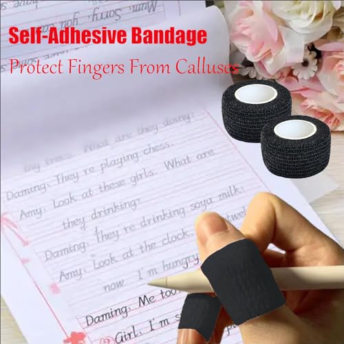 6 Pack Self-Adhesive Bandage Wrap - 1-inch x 5-Yard Breathable Athletic Tape