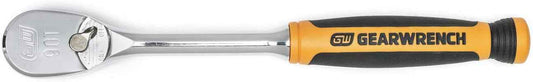 GEARWRENCH 3/8" Drive 90 Tooth Flex Teardrop Ratchet with Cushion Grip - Model 81210T