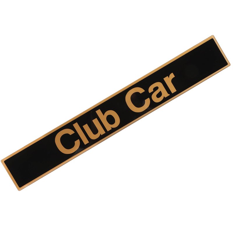 Roykaw Golf Cart Name Plate/Emblem Compatible with Club Car Precedent Models, Replaces OEM # 102502601