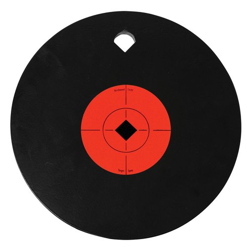 Birchwood Casey World of Targets Shooting Hunting Sports Competition AR500 Steel Single Hole 3/8" Gong Target, 8" Diameter