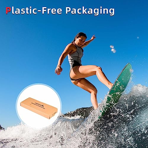 Abahub 9-Piece Surf Traction Pad with Tail Kicker - EVA Grip for Surfboards