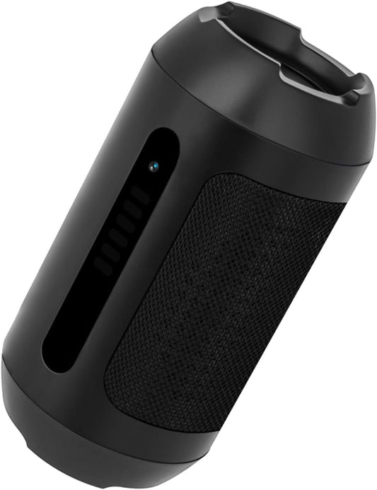 1080P 128GB Home Security Camera with Motion Detection & Bluetooth Speaker - Black