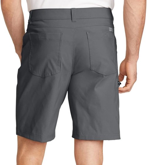 Eddie Bauer Men’s UPF 50+ Classic Fit Stretch Lightweight Tech Short (Gray, 36)