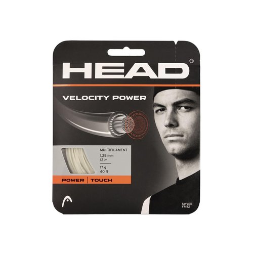 HEAD Velocity MLT Power Tennis String Set (Natural, 17g-1.25mm)