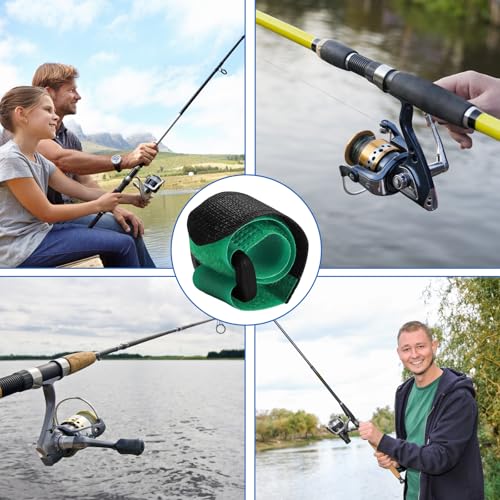 20Pcs Fishing Rod Holder Straps & Tackle Ties for Anglers