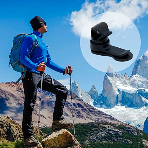 Magnetic Tube Clips for Hydration Packs - 2 Pack, Black