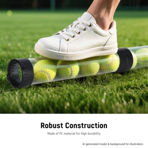 Ball Retriever Tube Hopper for Tennis & Pickleballs - 3 Section