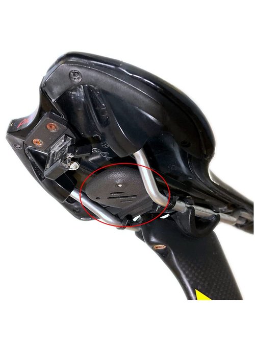 Cycling Bicycle Water Bottle Case Stem Top Cap Saddle Mount for Airtag Smarttag Location Tracker Secure Protective Case(Saddle Down