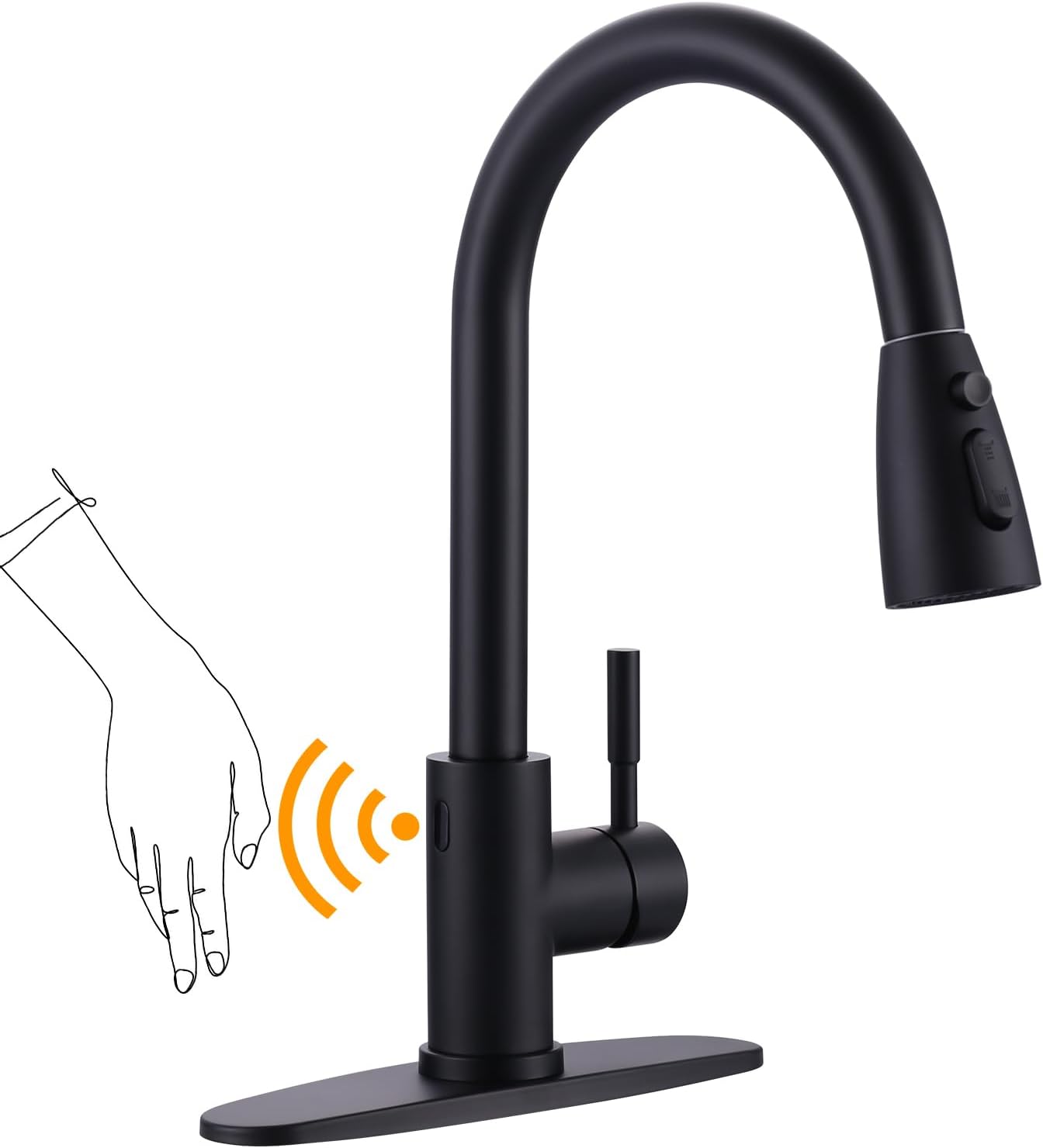 Stainless Steel Kitchen Faucet Combo with Water Filter - Brushed Nickel Sink Faucet for RO Systems