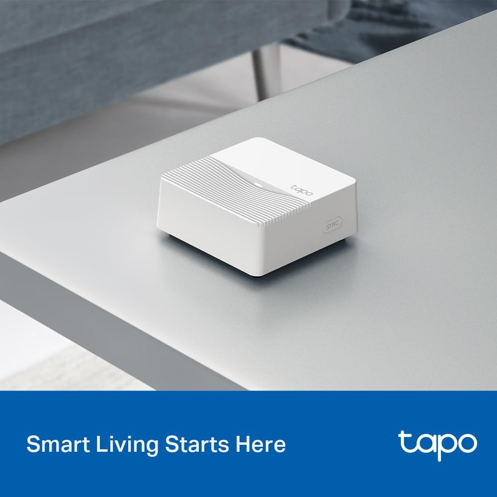 TP-Link Tapo Smart Hub H200 - 64 Device Capacity, Built-In Chime, 512GB Storage