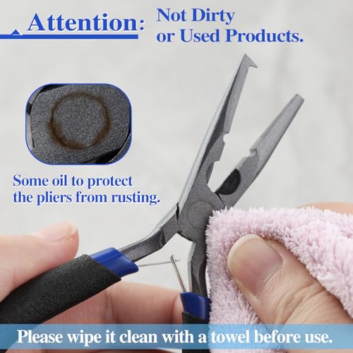 Fishing Pliers with Hook Remover - 5-Inch Saltwater Tool