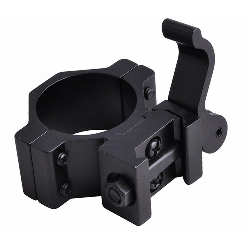 Calitte 25/30mm Quick Release Torch Fixed Clamp Flashlight Mount with Stainless Steel Screws