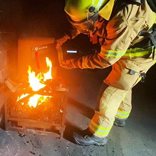 Fireproof & Water-Resistant Document Bag ? 15.5 x 11 x 3-inch Pouch for Legal Documents & Valuables - Double-Layered Zippered Protection ? Firefighter Designed (Black)