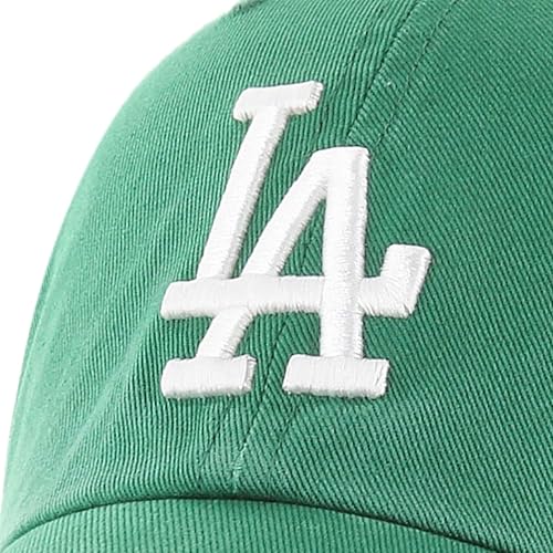 Los Angeles Dodgers '47 Brand Clean Up Cap - Kelly Green Adjustable Baseball Hat