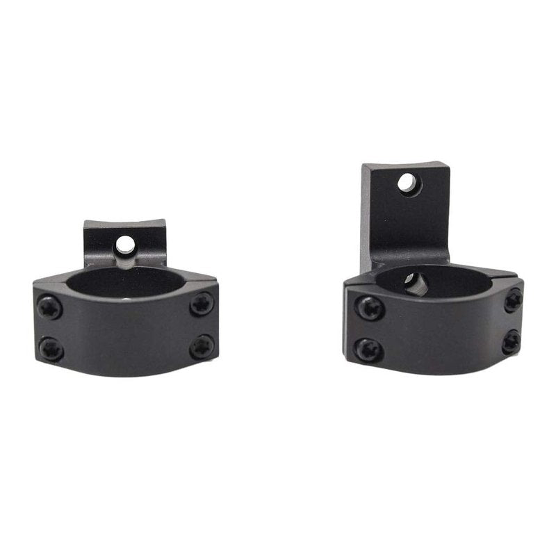Talley Lightweight Alloy 1in Medium Black Rings/Base Set Compatible with Kimber