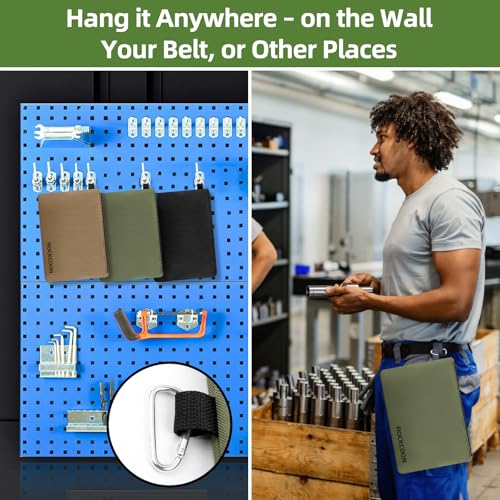 3 Pack Zipper Pouch, Multipurpose Zippers Pouches for Organizing, Durable & Waterproof Premium Small Tool Bag with Liner Pocket